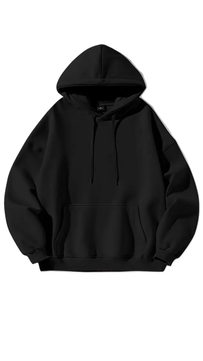 Mens Minimalist Zip-Up Hoodie hover